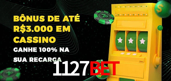 1127Bet melhor bônus de depósito